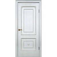 Межкомнатная дверь Бьянка ПГ (белая патина)