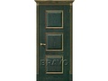 Межкомнатная дверь Триест ПГ (Зеленый с золотом)