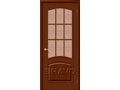 Межкомнатная дверь Капри 3 ПО (Орех Темный)