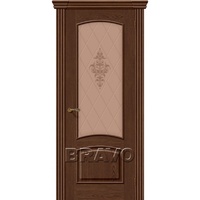 Межкомнатная дверь Модель 33.44 ДО (грецкий орех)