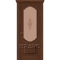 Межкомнатная дверь Модель 33.44 ДО (грецкий орех)