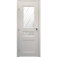Межкомнатная дверь Модель 33.44 ДО Кристалл (Белый)
