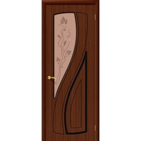 Межкомнатная дверь Лагуна ПО (Шоколад)