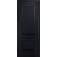 Межкомнатная дверь 1U (Черный матовый)