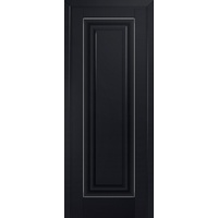 Межкомнатная дверь 23U (Черный матовый)