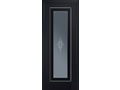 Межкомнатная дверь 24U (Черный матовый)