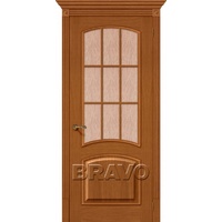 Межкомнатная дверь Капри 3 Люкс ПО (Золотой Орех)